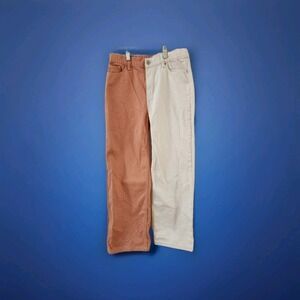 Pacsun Two - Tone‎ Straight Leg Jeans - Light Wash, Size 25
